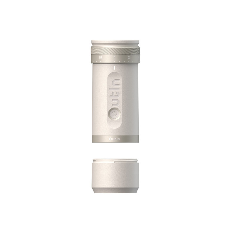 آسیاب قهوه شارژی فاینو (سفید ماسه سنگی) - Fino Portable Electric Coffee Grinder (Sandstone White)