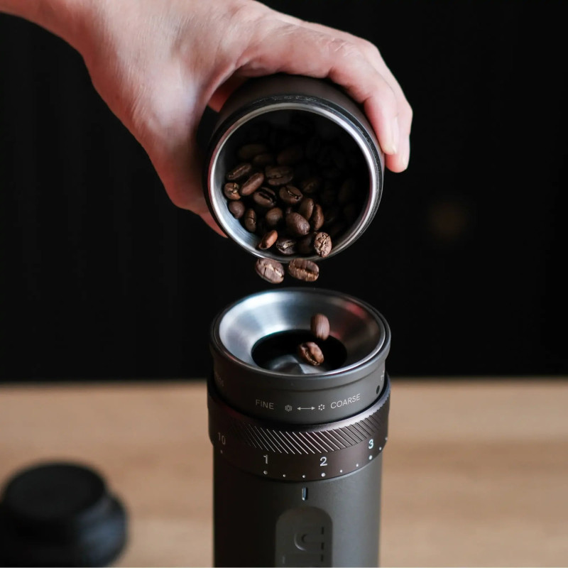 آسیاب قهوه شارژی فاینو (قهوه ای تاندرا) - Fino Portable Electric Coffee Grinder (Tundra Brown)