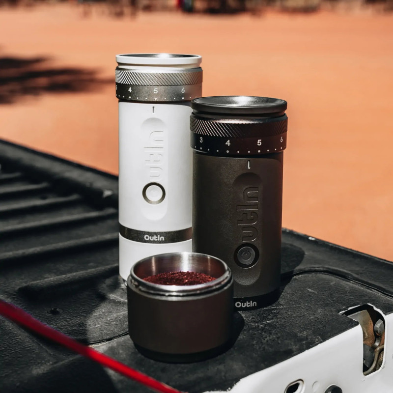 آسیاب قهوه شارژی فاینو (قهوه ای تاندرا) - Fino Portable Electric Coffee Grinder (Tundra Brown)