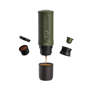 اسپرسو ساز همراه نانو (سبز جنگلی) - Nano Portable Espresso Machine (Forest Green)