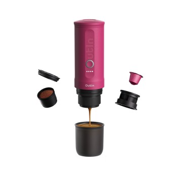 اسپرسو ساز همراه نانو (سرخابی) - Nano Portable Espresso Machine (Crimson Red)
