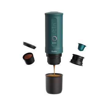 اسپرسو ساز همراه نانو (سبزآبی) - Nano Portable Espresso Machine (OutIn Teal)