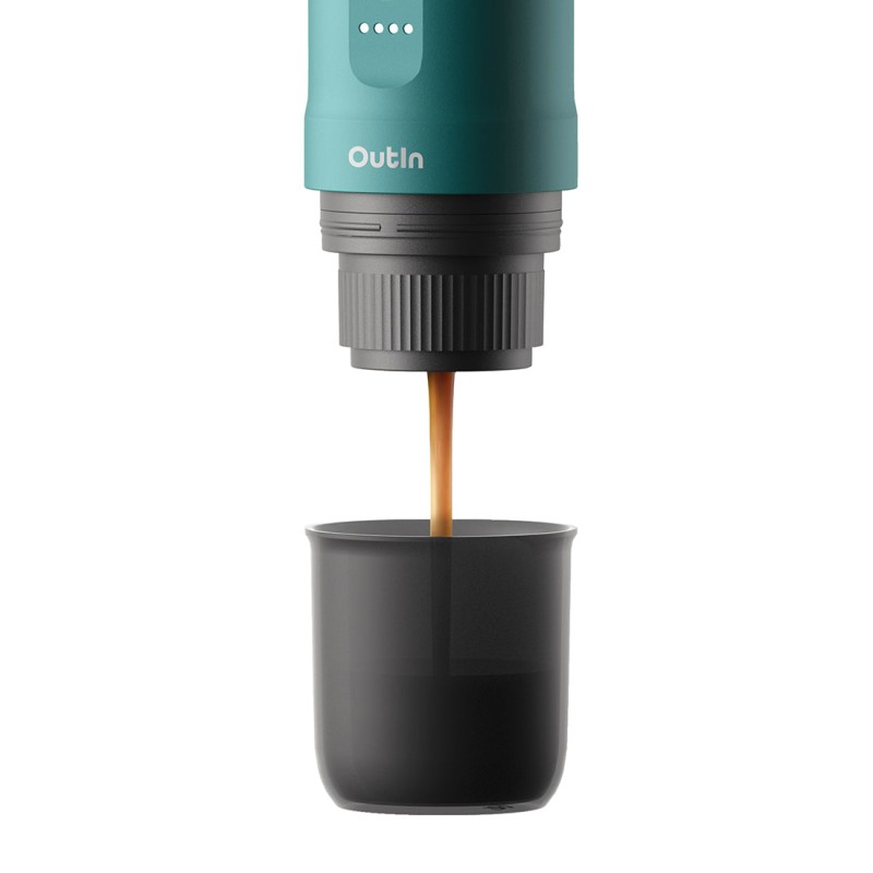 اسپرسو ساز همراه نانو (سبزآبی) - Nano Portable Espresso Machine (OutIn Teal) اسپرسو ساز همراه نانو (سبزآبی) - Nano Portable Espresso Machine (OutIn Teal)
