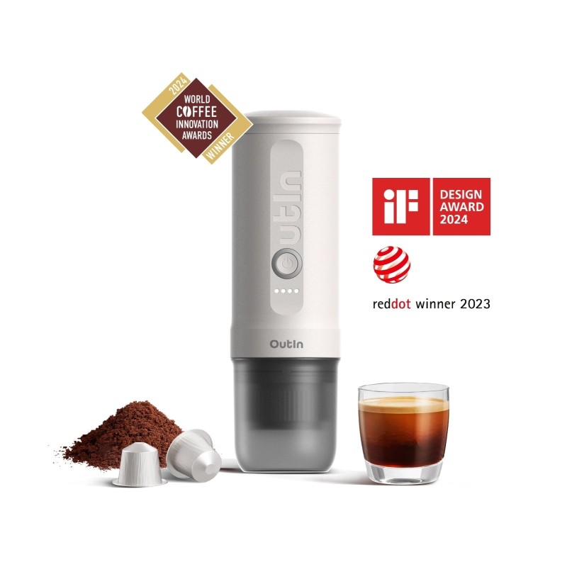 اسپرسو ساز همراه نانو (سفید صدفی) - Nano Portable Espresso Machine (Pearl White) اسپرسو ساز همراه نانو (سفید صدفی) - Nano Portable Espresso Machine (Pearl White)