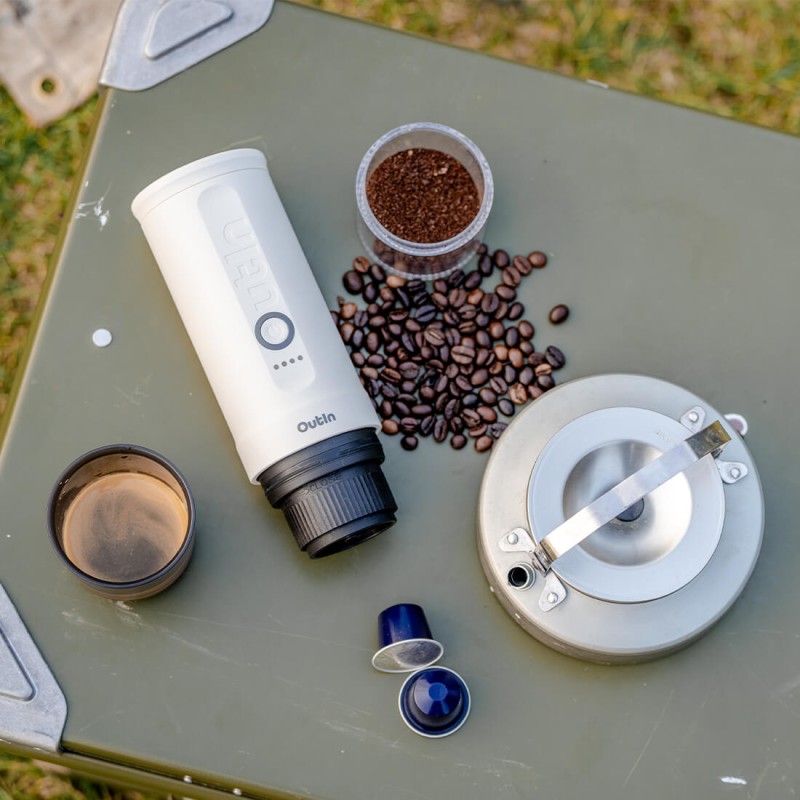 اسپرسو ساز همراه نانو (سفید صدفی) - Nano Portable Espresso Machine (Pearl White) اسپرسو ساز همراه نانو (سفید صدفی) - Nano Portable Espresso Machine (Pearl White)