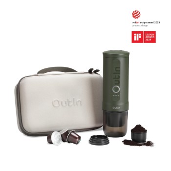 ست اسپرسو ساز همراه نانو (سبز جنگلی) - Nano Portable Espresso Machine Set (Forest Green)