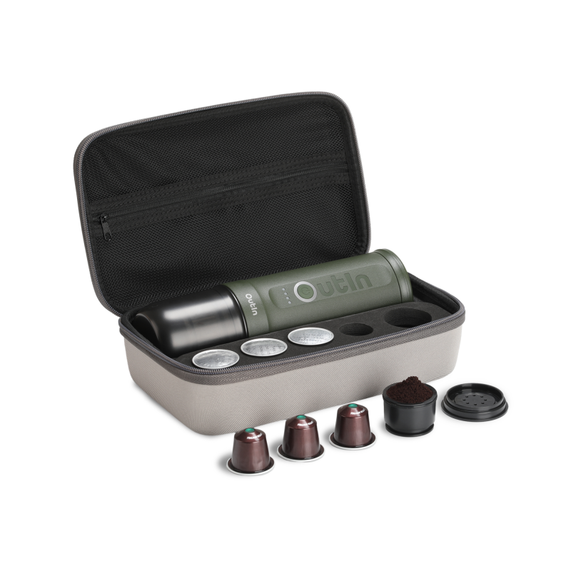 ست اسپرسو ساز همراه نانو (سبز جنگلی) - Nano Portable Espresso Machine Set (Forest Green) ست اسپرسو ساز همراه نانو (سبز جنگلی) - Nano Portable Espresso Machine Set (Forest Green)