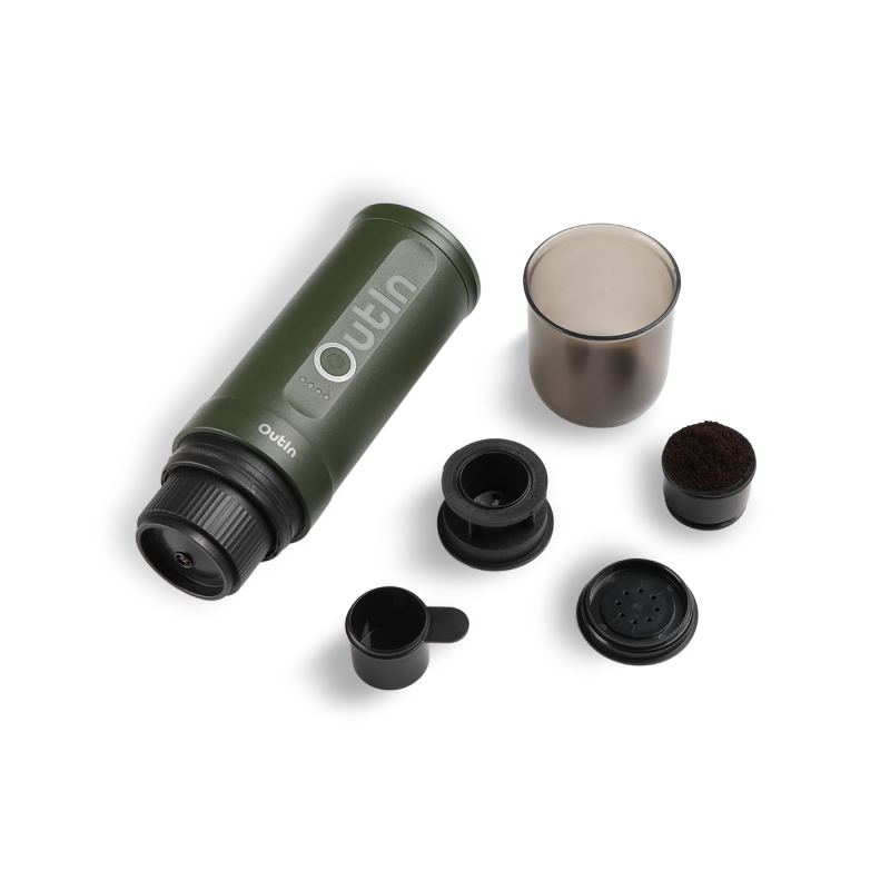 ست اسپرسو ساز همراه نانو (سبز جنگلی) - Nano Portable Espresso Machine Set (Forest Green) ست اسپرسو ساز همراه نانو (سبز جنگلی) - Nano Portable Espresso Machine Set (Forest Green)
