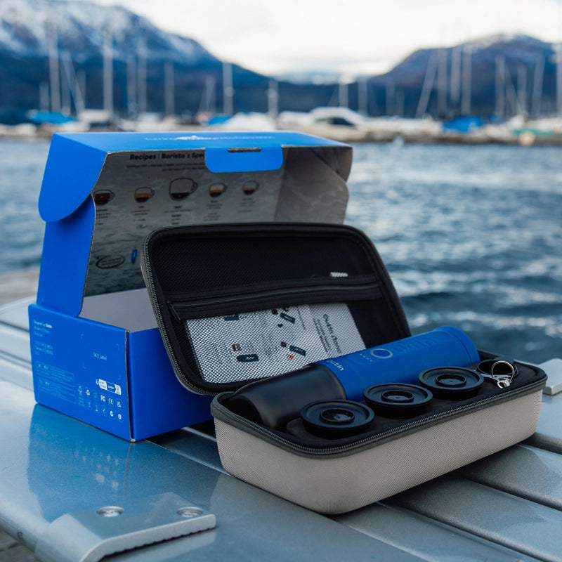 ست اسپرسو ساز همراه نانو (آبی اقیانوسی) - Nano Portable Espresso Machine Set (Ocean Blue) ست اسپرسو ساز همراه نانو (آبی اقیانوسی) - Nano Portable Espresso Machine Set (Ocean Blue)
