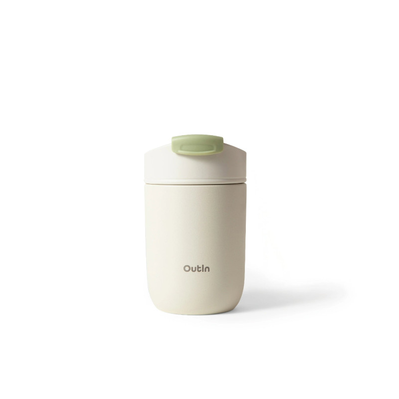 تراول ماگ (سفید شنی) - Travel Tumbler (Sand White)